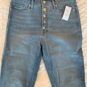Banana Republic High Rise Button Fly Denim Jeans